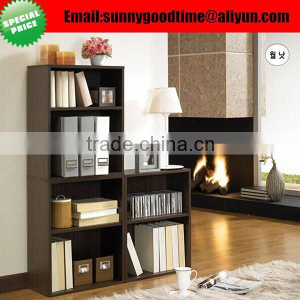 Wooden office book shelf with doors