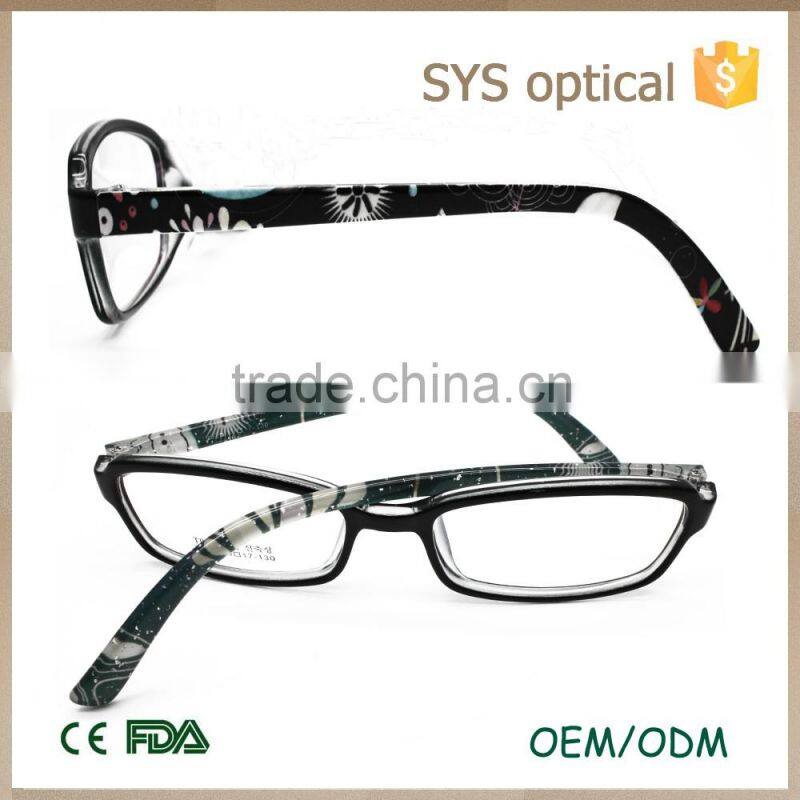 Reasonable price children gafas for girl ,custom pattern cool kids optical frame