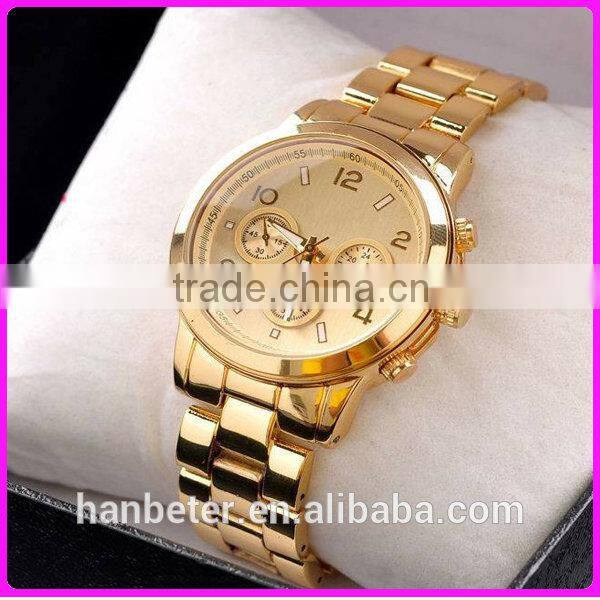 Funky watches metal band women rose gold japan miyota watch