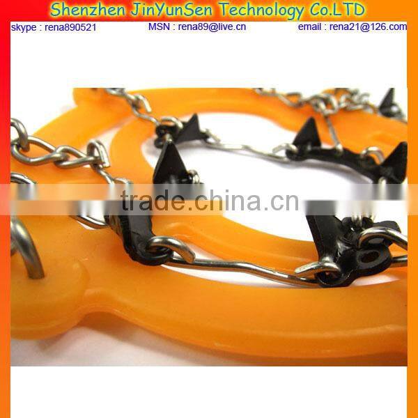 best quality steel chain anti-slip ice grip shoe covers