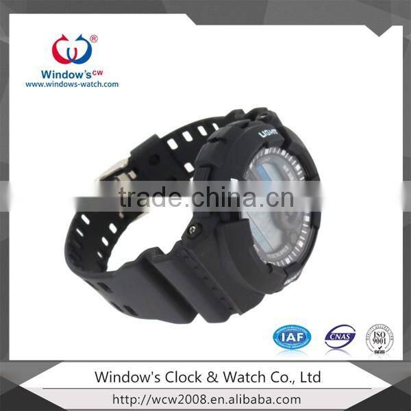 sports color changing watch dials silicone strap watches