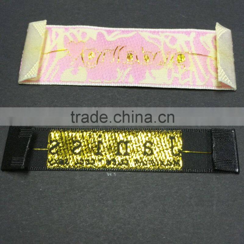 Wholesale Customized Fancy Clothing labels Woven Labels Garment Labels