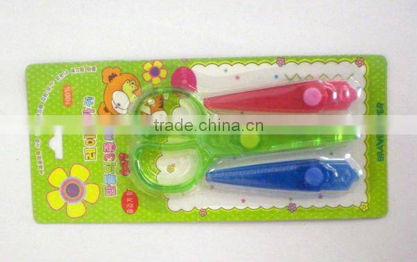 Transparent Changeable Scissors with 3 Blades