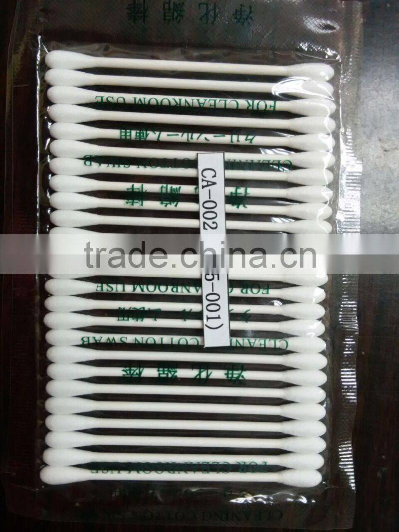 Tip/Round Top Disposable Cleanroom Cotton Swab, Customized Cotton Buds