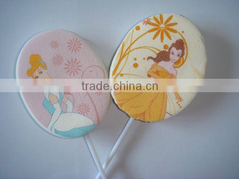 Customized Color-printing Marshmallow Lollipops