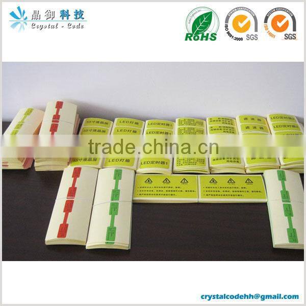 Custom die cut sticker self adhesive labels