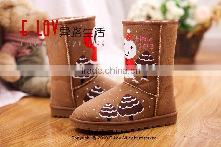 2015 hot sales high quality and cheap warm snow boots