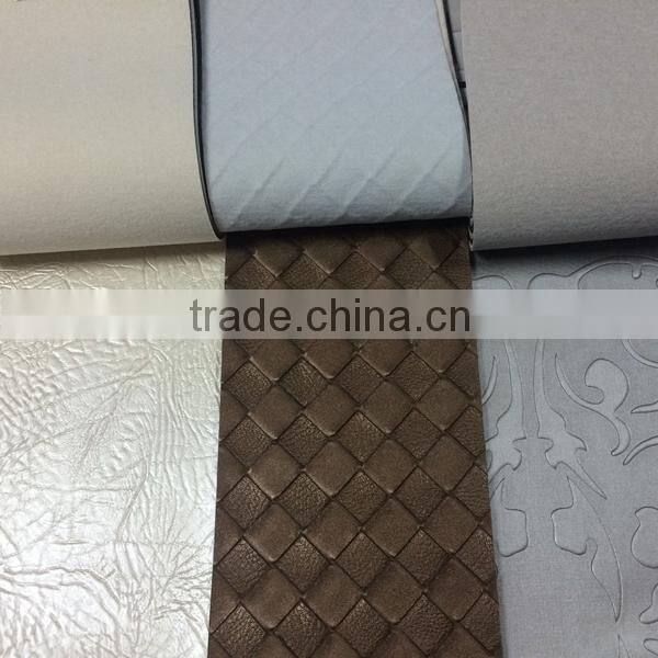 2015 newest design PVC cloth for upholstery usage with metallic color
