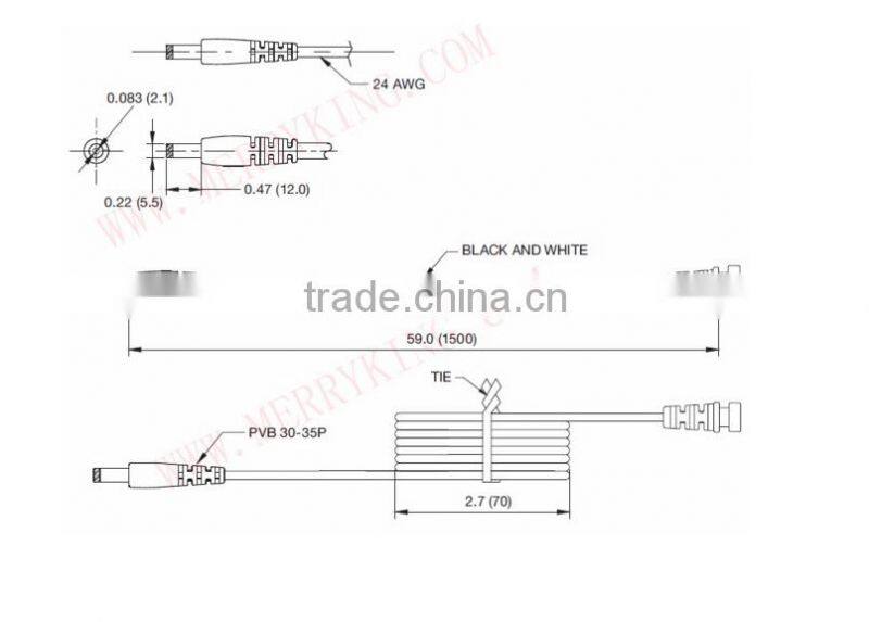 UL cUL 3vac 12vac 24vac 1a 5v 2a linear power supply with 6 feet dc cable