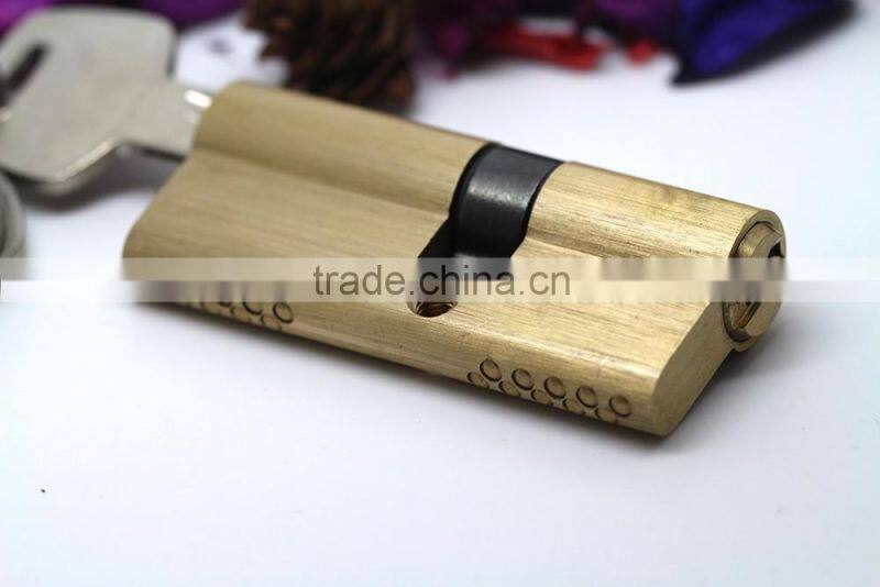 High qulity brass cylinder lock, safe lock cylinder,TRI-CIRCLE high security lock cylinder