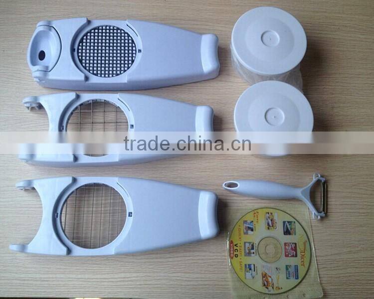 Kitchenware plastic various sizes potato chipper