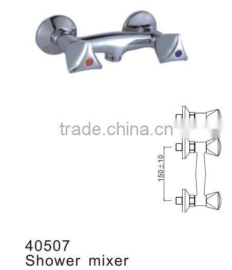 Triangle handles bathroom shower mixer faucet