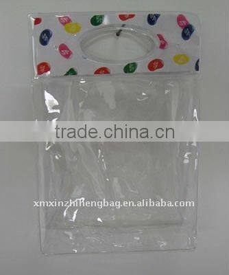 Clear vinyl cosmetic bags, protable makeup case