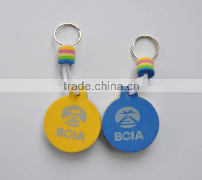 Custom heart shaped eva key chain,custom shape floated keychains, eva keychains