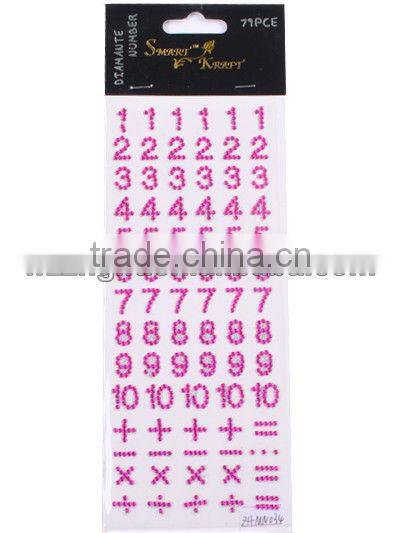 Smart and Kraft Diamante Figure Sticker