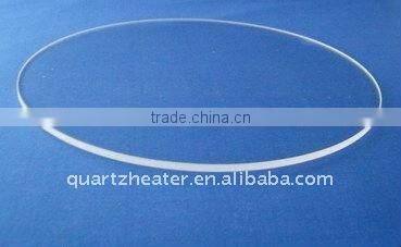 clear glass disc, clear round quartz glass disc, clear fused quartz glass plate, transparent quartz plate