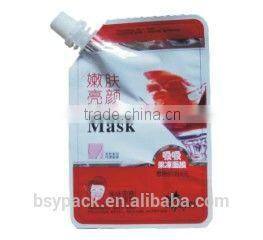 plastic bag spout for household products