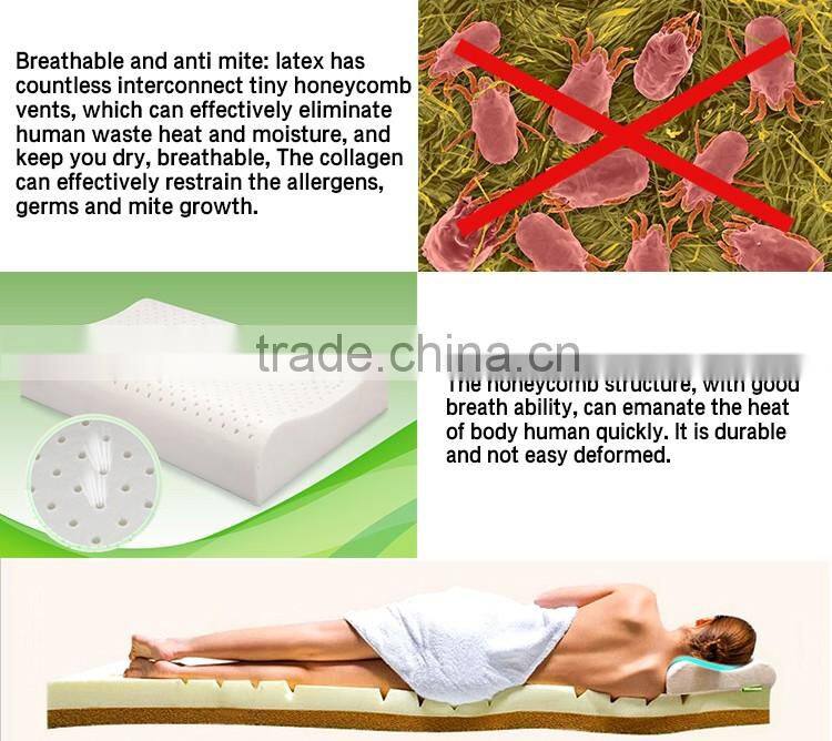 High quality latex foam contour pillow