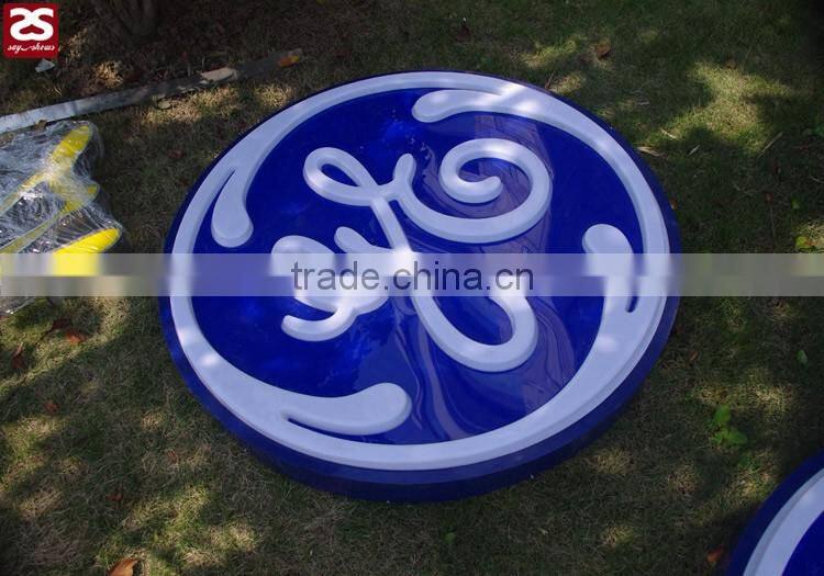 Outdoor advertising led channel letter sign plastic vacuum formed light box