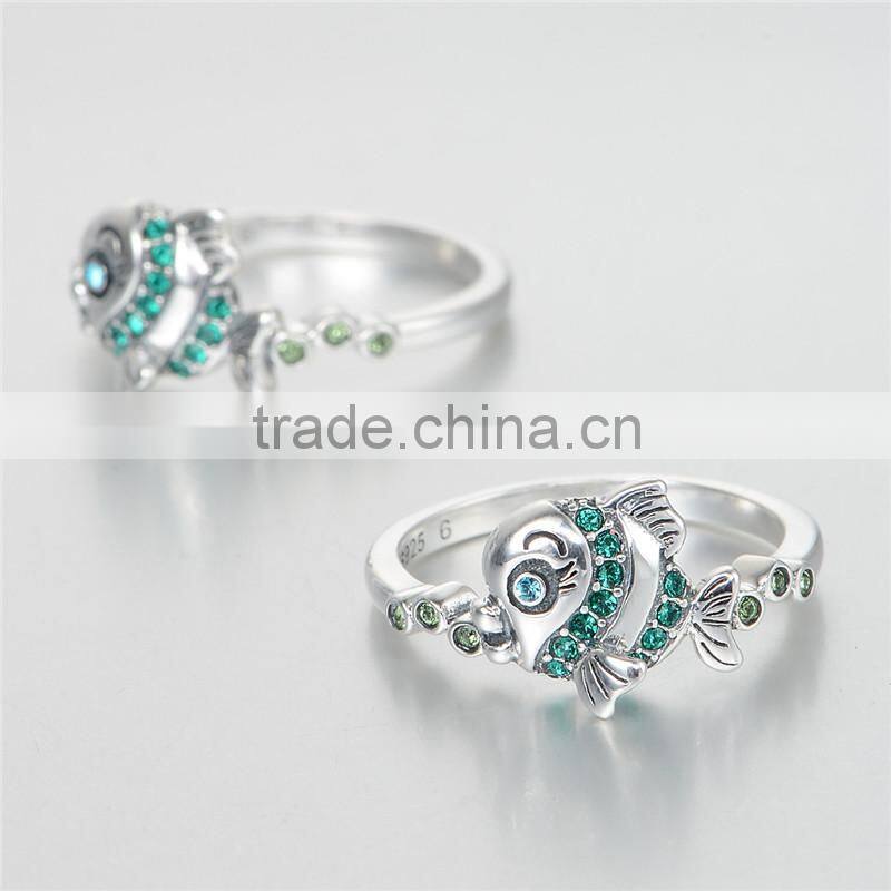 Wholesale Fish Shape Designer Rings For Women