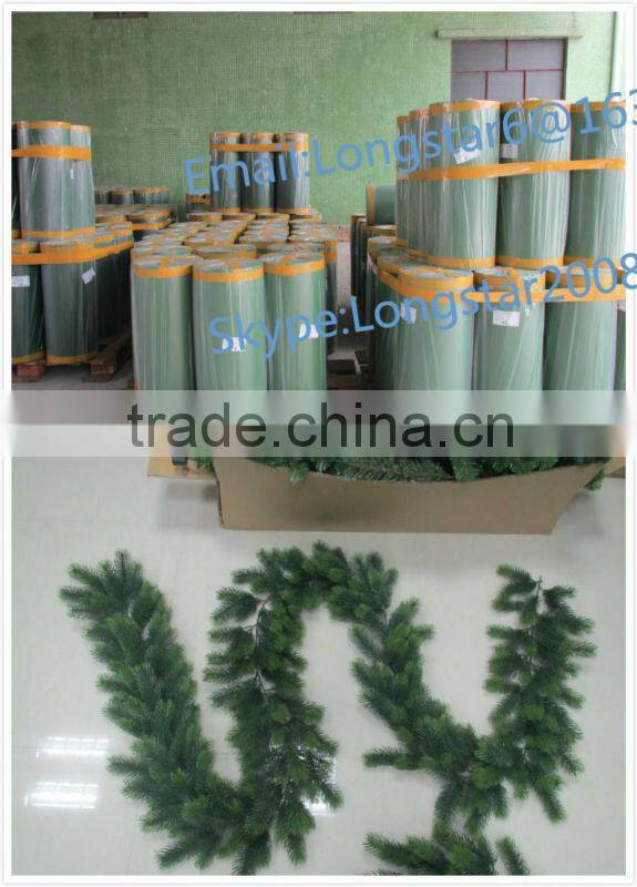 Artifical PVC Pine Needle With cashmere Used For Making Artifical Christmas Tree