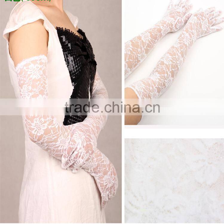 Fashion Long Hand Sleeve Sex Lace Gloves