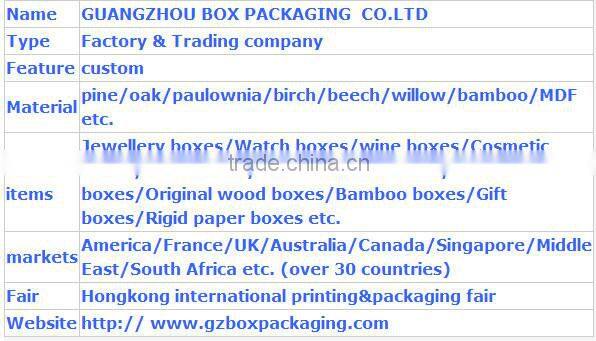 wholesale high quality luxury jewelery box