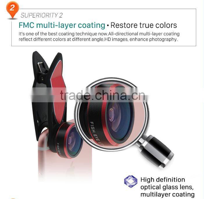 Hot Selling 3 in 1 Mobile Camera Extra Lens