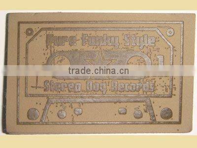 2012 fashion leather label for garment