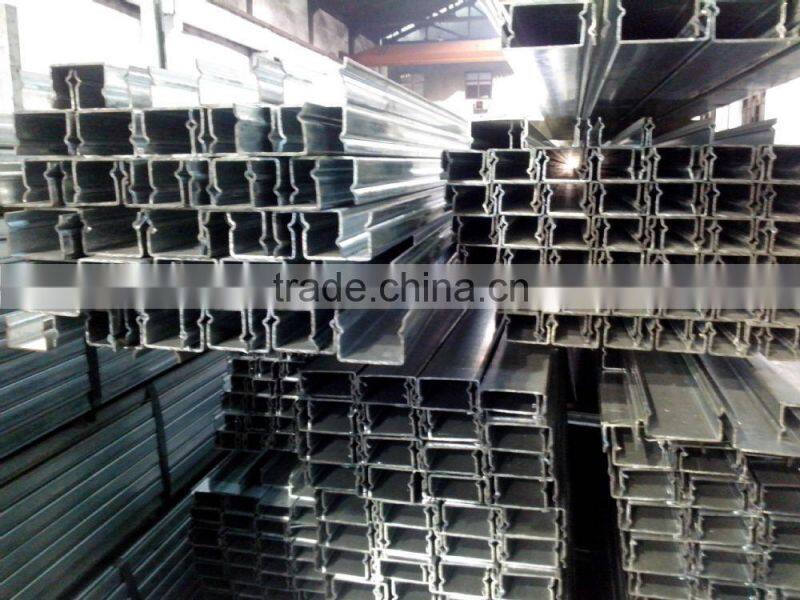 galvanised U purlin for constructuon and house using