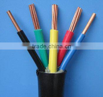 supply 3+1 core XLPE insulated power cable/YMVK cable