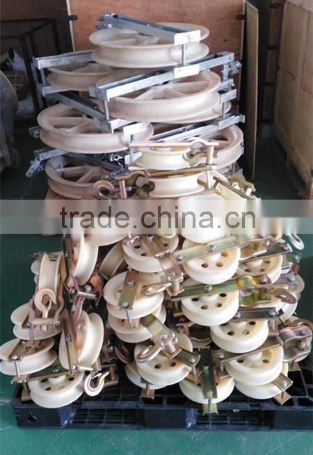 Cable roller plate type