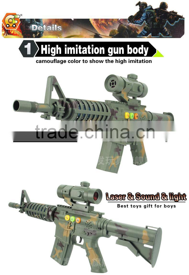 AK-3399B Chico de juguetes-Electric laser gun, plastic infrared gun toys for kid promotion gift