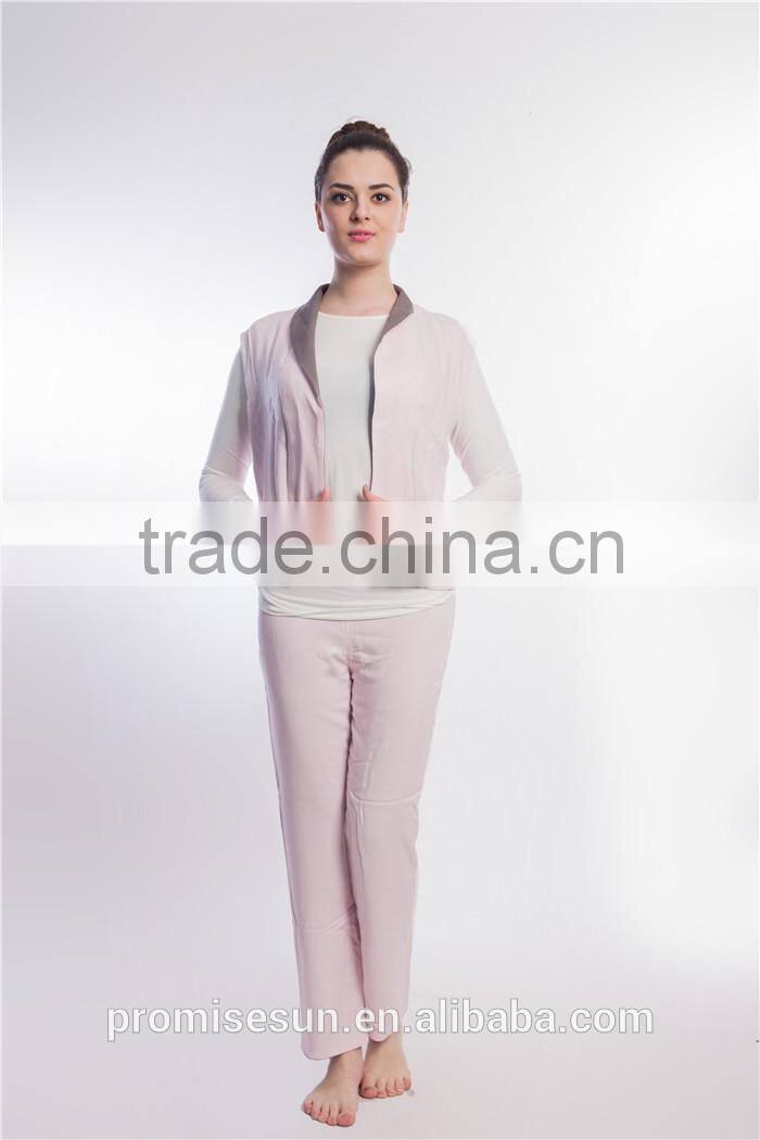 100% rayon double side women vest for sports