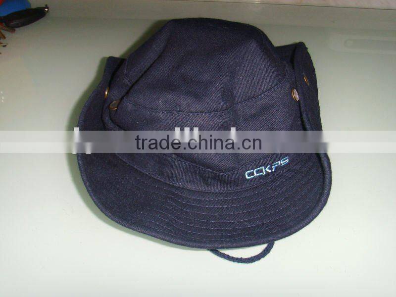 Foldable fisherman hat with Neckband,safari hat,bucket hat