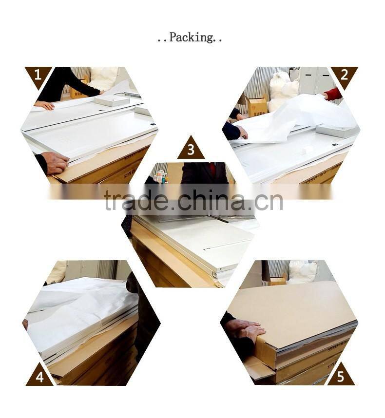 Modern style 3 drawer mobile pedestal cabinet