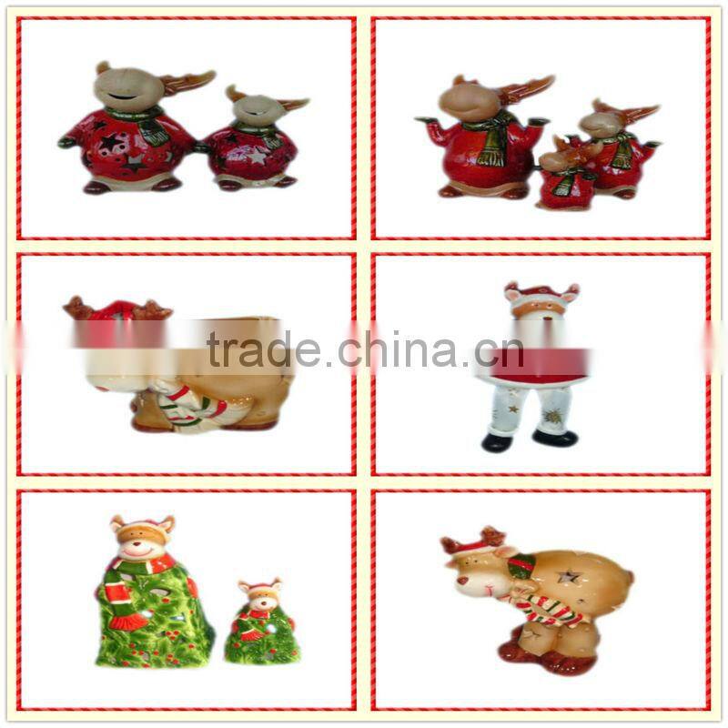 Brand new ceramic indoor christmas deer for sale