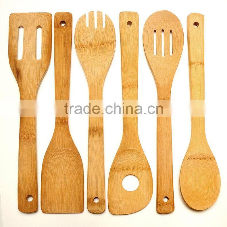 SP206 Totally Bamboo 6 Pieces Utensils Set, Spatulas Kitchen Utensil Set