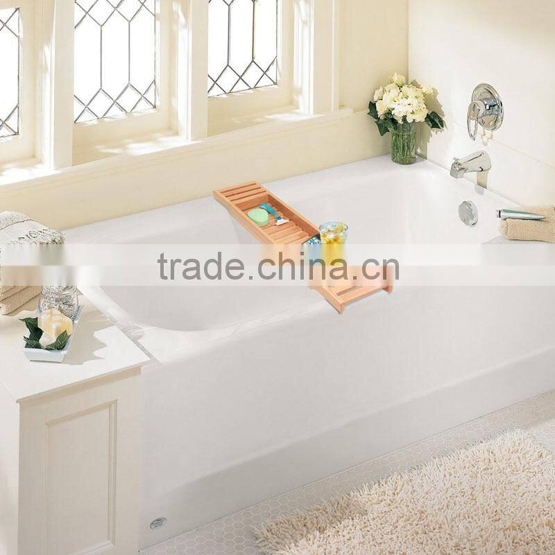 Relax Bamboo Bathtub Caddy Will Fit Most Tubs