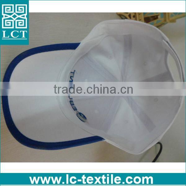 LCTN1869 custom white blue softtextile mini baseball cap