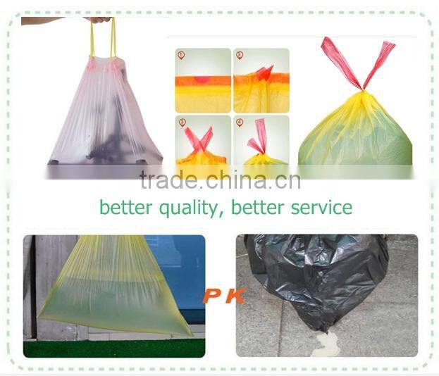 manufacturer promotional custom plastic colored drawstring polybags