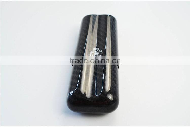 Hot-selling portable best quality travelling pure carbon fiber cigar case cigar packaging for business man