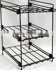 Black wire stand scarf display rackPF-E382