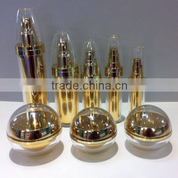 Ball shaped acrylic cream jar, cosmetic packaging JS-O02