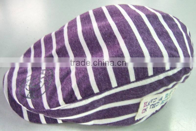 Women's Military Cadet Style Winter Cap in Plaid Checks