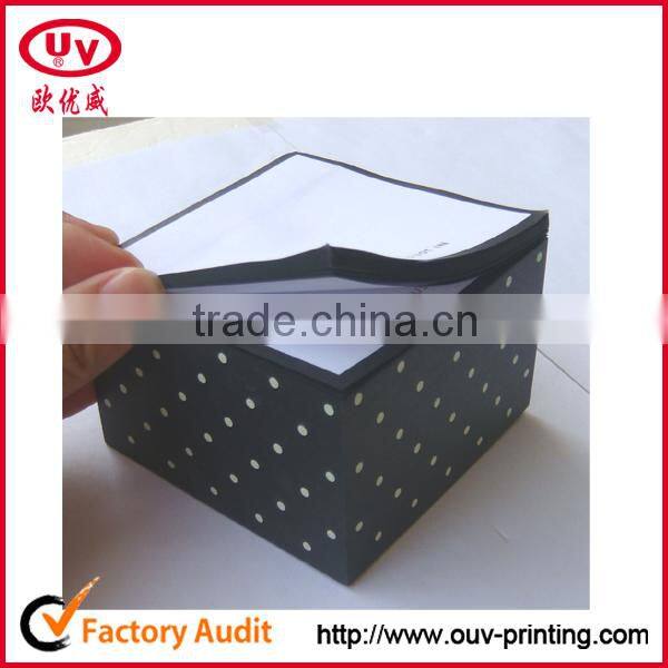 2016 custom printed paper cube memo pad