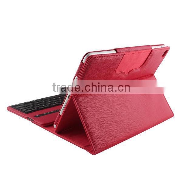 China factory supply book design tablet pc leather case with tablet keyboard