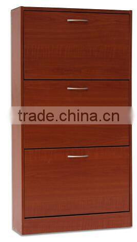 2016 ACX566 melamine faced board shoe rack with 4 doors/shoe cabinet