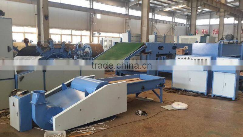 LBWJ08 Nonwoven thermal bonding wadding machine for train seat