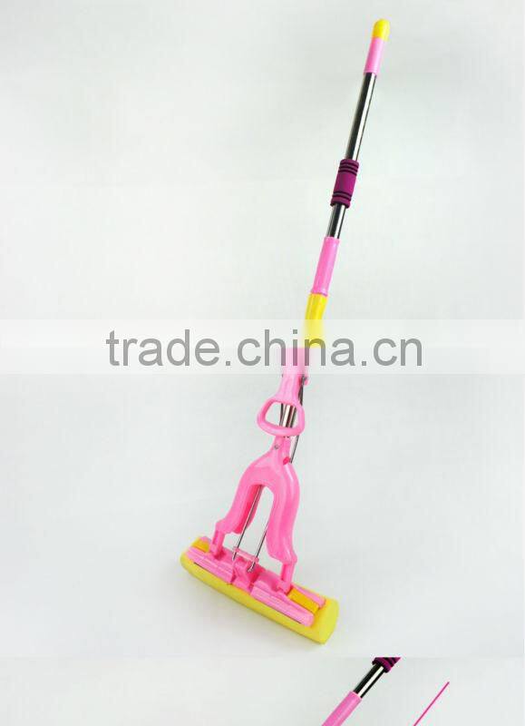 2014 newest design model folding hanndle mop for household cheaning